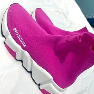 Balenciaga Pink Speed Trainer sneakers